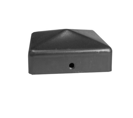 4.5in x 4.5in 7x7 8x8 4x4の正方形の鋼鉄ポストはプラスチック縦隊掩護隊をおおう