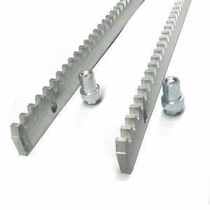 自動スライド・ゲートの棚30mm x 12mmはゲート モーター棚のための鋼鉄棚に電流を通した