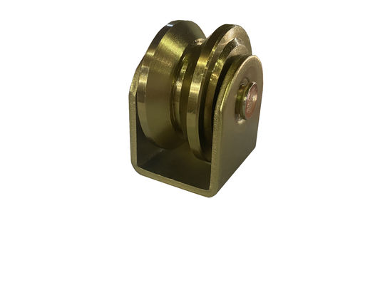 43mm 58mm 60mmのスライド・ゲートの車輪頑丈な二重軸受けY溝の外面