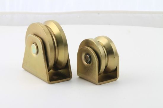 43mm 58mm 60mmのスライド・ゲートの車輪頑丈な二重軸受けY溝の外面