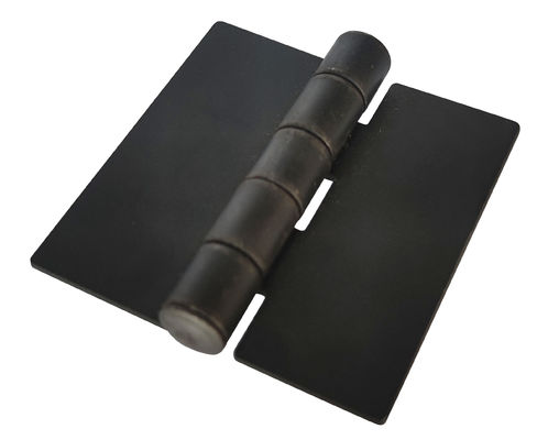 4&quot; X 4&quot;黒い蝶ゲートの蝶番ハードウェア溶接できる鋼鉄頑丈な組