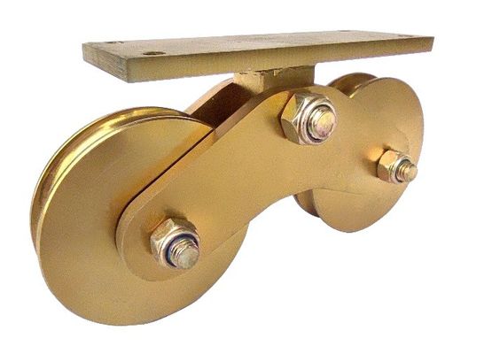 4.72インチ120mm Uはスライド・ゲートの車輪の頑丈な二重最下の台紙に溝を作る