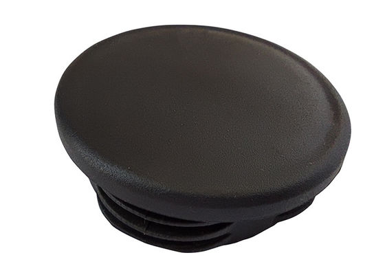 75mmは90mm 6インチ8インチの円形の塀のポスト黒いプラスチックをおおう