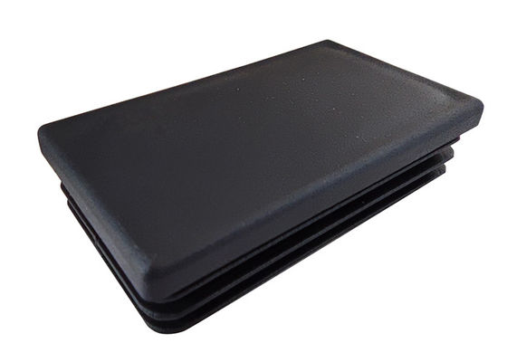 長方形の塀のポストは75mm x 75mm 200x200 4x4の黒のプラスチック ナイロンをおおう