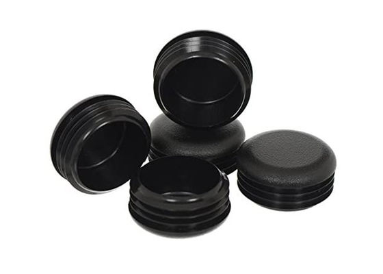 75mmは90mm 6インチ8インチの円形の塀のポスト黒いプラスチックをおおう