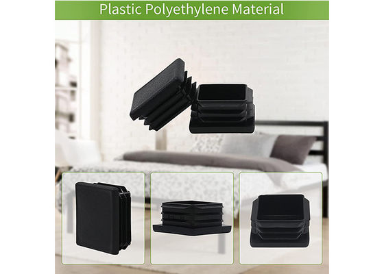 長方形の塀のポストは75mm x 75mm 200x200 4x4の黒のプラスチック ナイロンをおおう