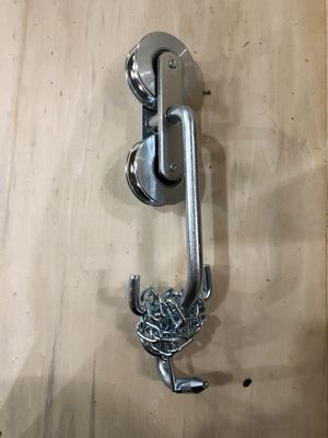 ゲートのためのバナナの索道のローラーの束そして車輪は白い表面を亜鉛でメッキする