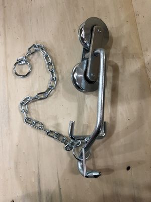 ゲートのためのバナナの索道のローラーの束そして車輪は白い表面を亜鉛でメッキする
